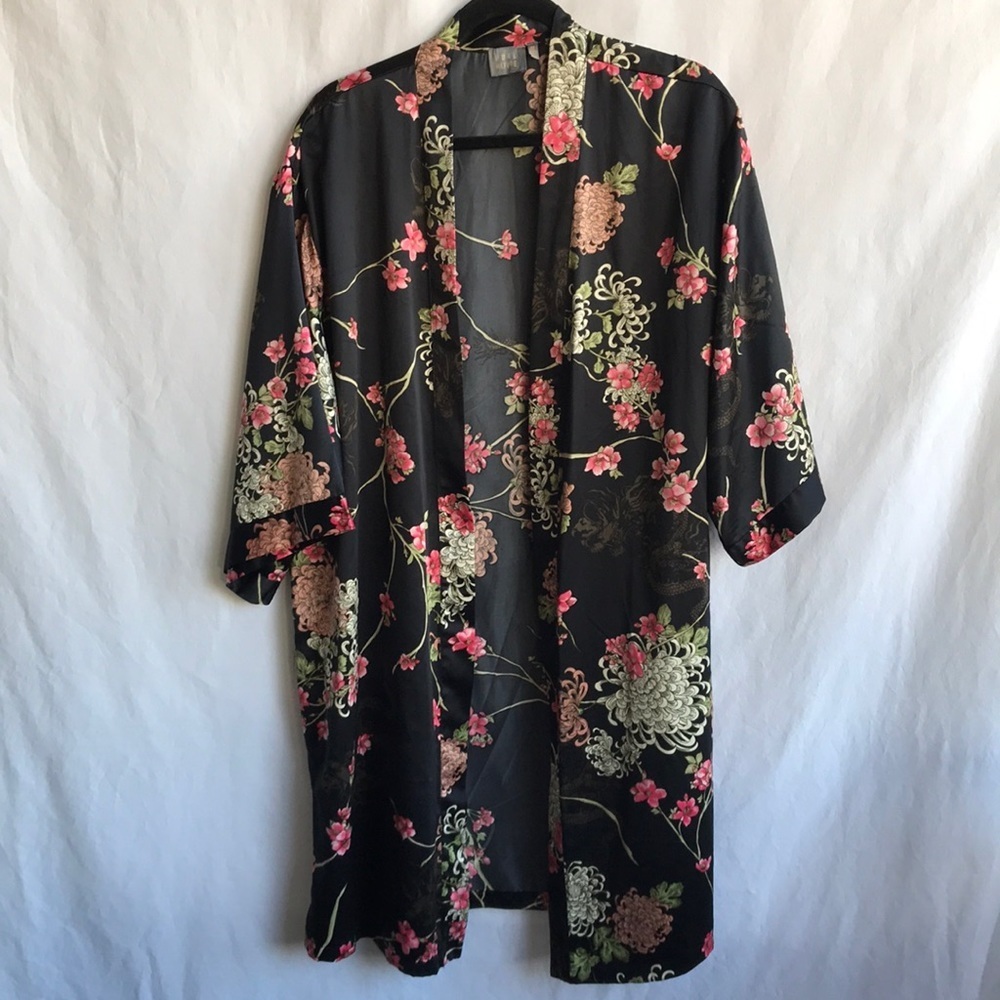 Dual Nature floral print accent jacket